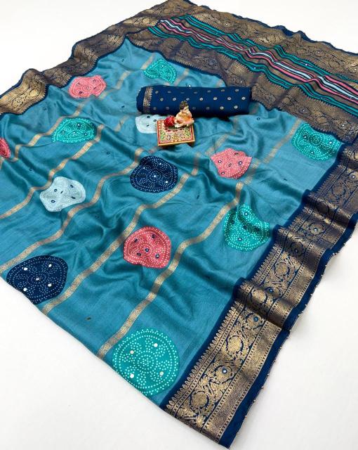 Vastrangan bandhani printed surat sarees wholesale